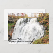 ブランディワイン滝ズアットクヤホガバレー国立公園 ポストカード (正面/裏面)