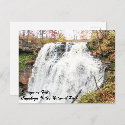 ブランディワイン滝ズアットクヤホガバレー国立公園 ポストカード (正面/裏面)