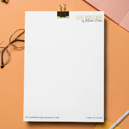 ブランディングされたビジネスイベント企画 レターヘッド