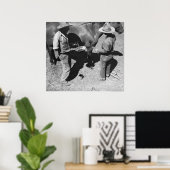 ブランディングウマとピッツフォークブランド ポスター (ホームオフィス)