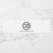 ブランディングカスタムロゴテンプレートウォーターボトル ペットボトルラベル (シングルラベル)