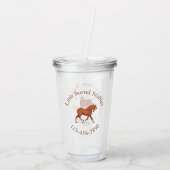 ブランディングカスタムロゴ&円形文字サレル アクリルタンブラー (裏面)