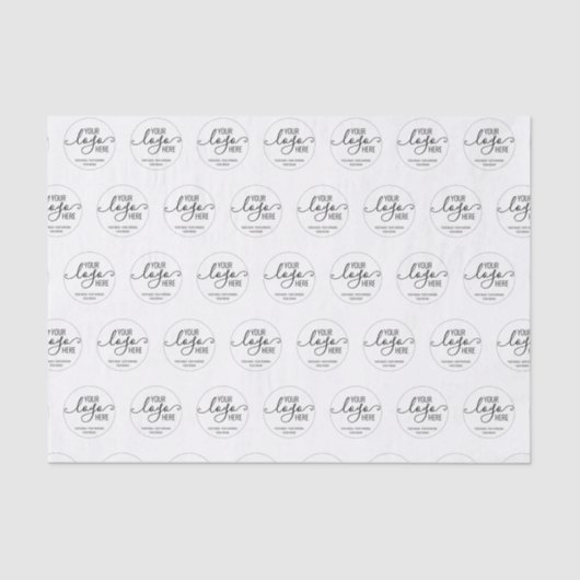 ブランディングカスタム会社の個人ロゴ 薄葉紙 (正面)