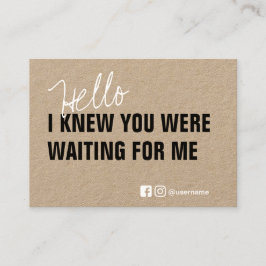 ブランディングサンキュースモールビジネスパッキングクラフト 名刺