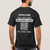 ブランディングビジネスQRコード Tシャツ (裏面)