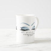ブランディングラッシュエクステンション美しいスタジオブルーグリット ボーンチャイナマグカップ (正面右)