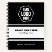 ブランディング企業の及び会社のプロモーションギフト ノートブック (正面)