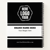 ブランディング企業の及び会社のプロモーションギフト ノートブック (裏面)