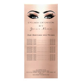 ブランディング価格リストラッシュエクステンションピーチバラ ラックカード (裏面)