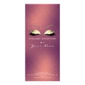 ブランディング価格リストラッシュエクステンション銅グリット ラックカード (裏面)