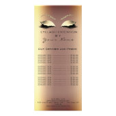 ブランディング価格リストラッシュ拡張セピア金ゴールド詳細 ラックカード (正面)