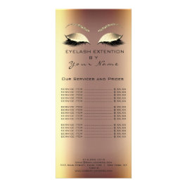 ブランディング価格リストラッシュ拡張セピア金ゴールド詳細 ラックカード