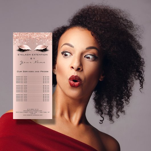 ブランディング価格一覧の点滅の拡張の目の乾燥 ラックカード