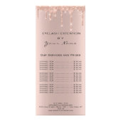 ブランディング価格表の点滅の拡張SPARKバラ ラックカード (正面)