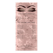 ブランディング価格表の点滅バラ鳥 ラックカード (正面)