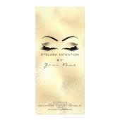 ブランディング価格表の遅延の拡張金ゴールドの構成 ラックカード (裏面)