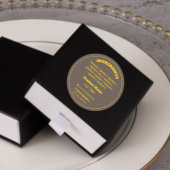 ブランディング原料製品ラベルのシール ラウンドシール