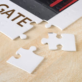 ブランデンバーグゲートドイツトラベルアートヴィンテージ ジグソーパズル (側面)