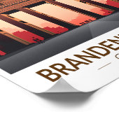 ブランデンバーグゲートドイツトラベルアートヴィンテージ ポスター (角)