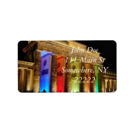 ブランデンバーグゲートドイツ ラベル (正面)