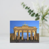 ブランデンバーグゲート夕べ ポストカード (スタンド正面)