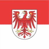 ブランデンバーグビニール国旗のシール シール (正面)