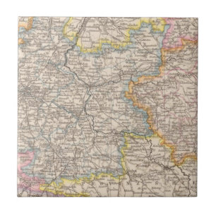 ブランデンブルクのPosenの地図書の地図 タイル