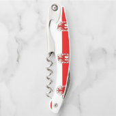 ブランデンブルクウェイターコルク栓抜き国旗 ソムリエナイフ (正面)