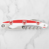 ブランデンブルクウェイターコルク栓抜き国旗 ソムリエナイフ (正面)