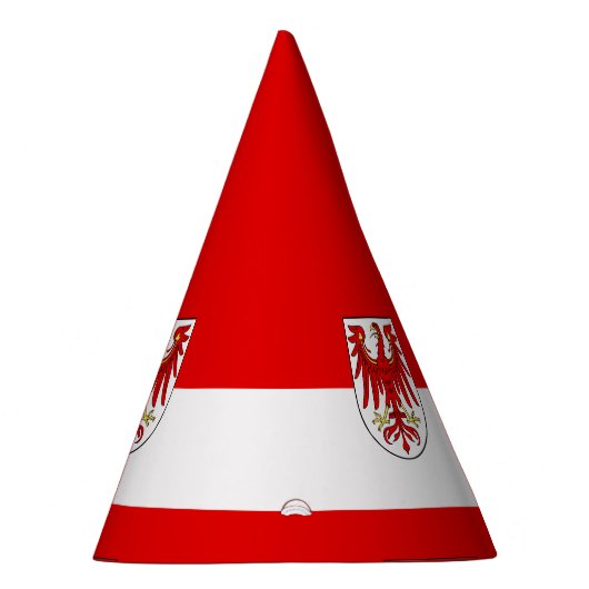 ブランデンブルクパーティー帽子の国旗 パーティーハット (右)