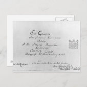 ブランデンブルク協奏曲, 1721 ポストカード (正面/裏面)