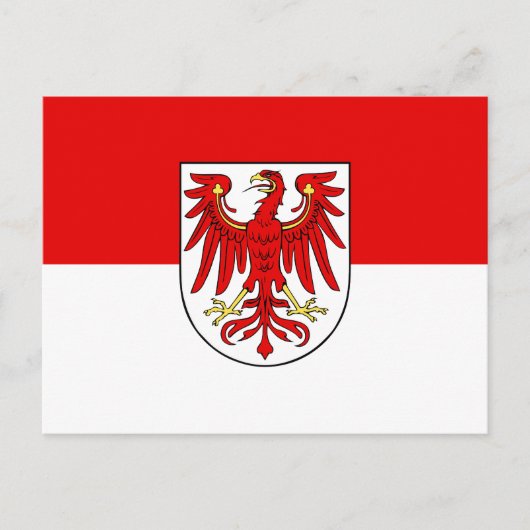 ブランデンブルク国旗 ポストカード (正面)