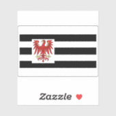 ブランデンブルク国旗（1660年～1750年） シール (シート)