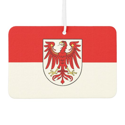 ブランデンブルク州旗 カーエアーフレッシュナー (正面)