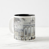 ブランデンブルク門、ベルリン ツートーンマグカップ (正面左)