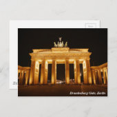 ブランデンブルク門、ベルリン ポストカード (正面/裏面)