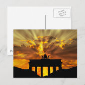 ブランデンブルク門 ポストカード (正面/裏面)