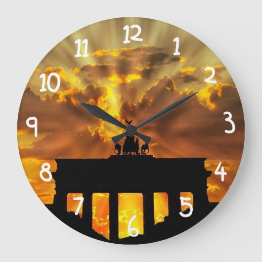 ブランデンブルク門 ラージ壁時計 (正面)