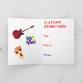 ブランデーグラス、かわいらしい気球、balloons5、あなたはInv… 招待状 (内部)