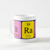 ブランデー期別テーブル名mag コーヒーマグカップ (正面左)