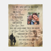 ブランデー フリースブランケット (正面)