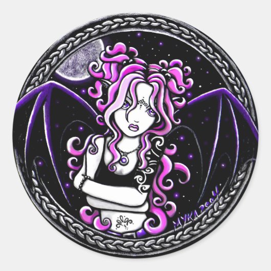 "ブランデー" 3"ラウンドシール ラウンドシール (正面)