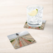 ブラントポイントライトハウス スクエアペーパーコースター (インサイチュ)