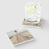 ブラントポイントライトハウス ストーンコースター (横)