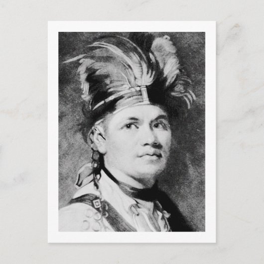 ブラント – ジョセフ/モホークインディアン長 ポストカード (正面)