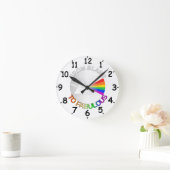 ブランドから素晴らしい ラウンド壁時計 (ホーム)