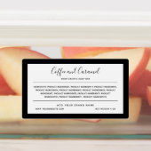 ブランドとのカスタム色縁ど成分の一覧を追加 ラベル (貼付)