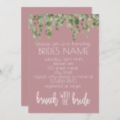 ブランドと花嫁 招待状 (正面/裏面)