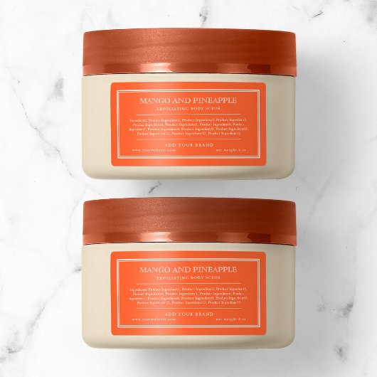 ブランドのの色クラシックのカスタム成分を追加する ラベル