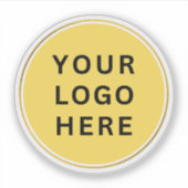 ブランドのウォーターボトルに防水ビジネスロゴを貼る シール (正面)